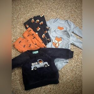 Fox-Themed Kids Matching Set